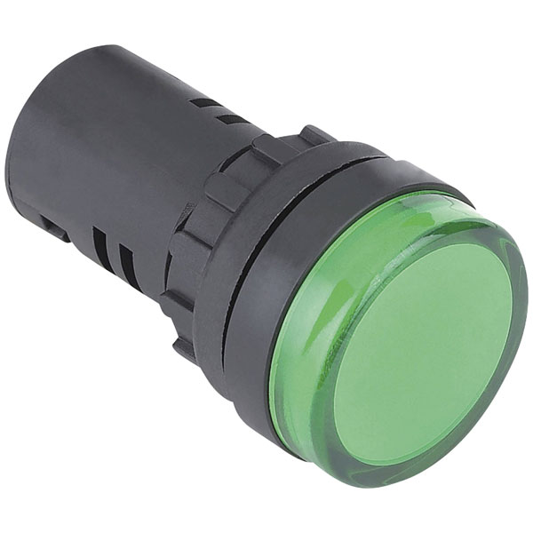 TRU COMPONENTS 140399 LED indicator light Green 230V AC for indust...