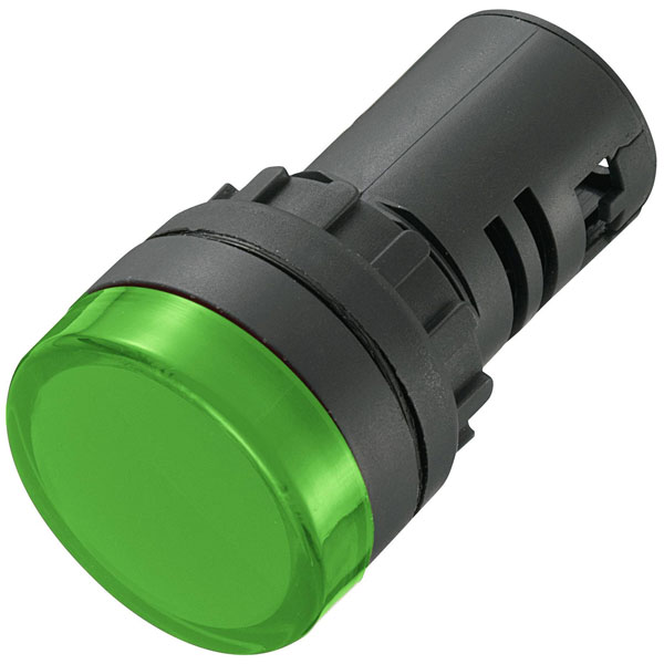 TRU COMPONENTS 140394 LED indicator light Green 24V DC Industrial use