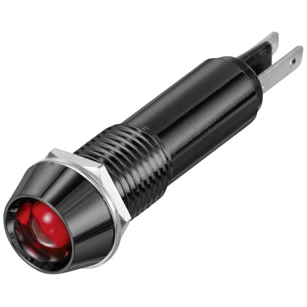 TRU COMPONENTS TC-12358856 LED indicator light Green 12V/24V DC 10...