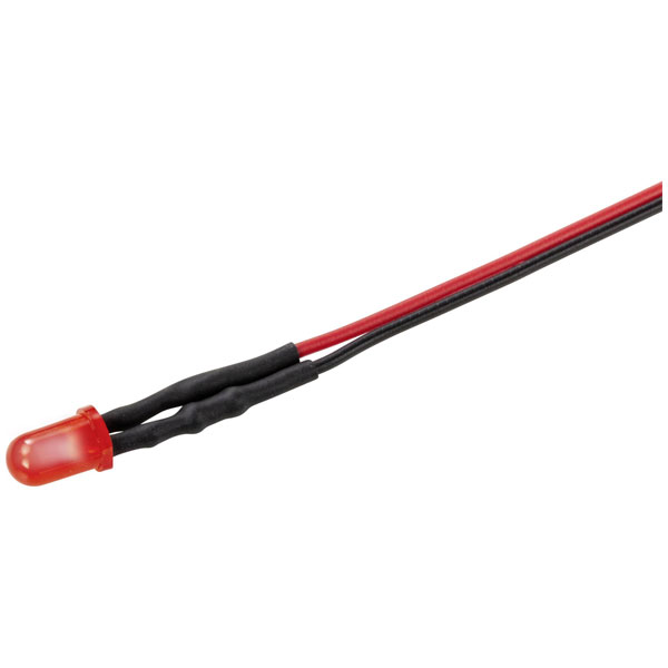 TRU COMPONENTS TC-9323308 LED indicator light Warm white 12V DC 44...