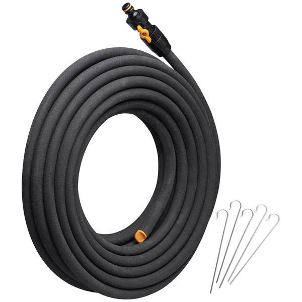 Fiskars 1025935 Soaker hose Garden Irrigation 13-15 mm black 15 m ...
