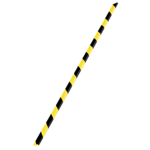 Durable 1107130 Sleeve Black Yellow 1000x40x10 mm Bumpers Protecti...