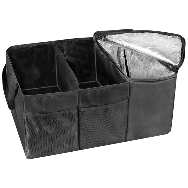 APA 23480 Boot bag Universal Black Polyester 420x570x275mm Vehicle...