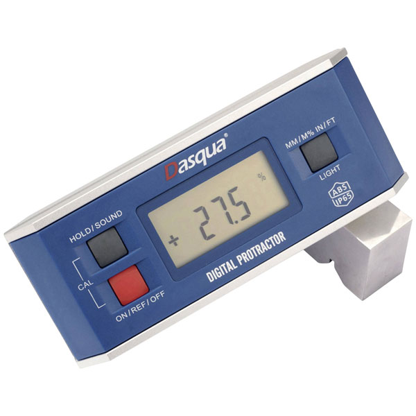 Dasqua 8400-0005 Digital goniometer Blue stainless steel 200mm