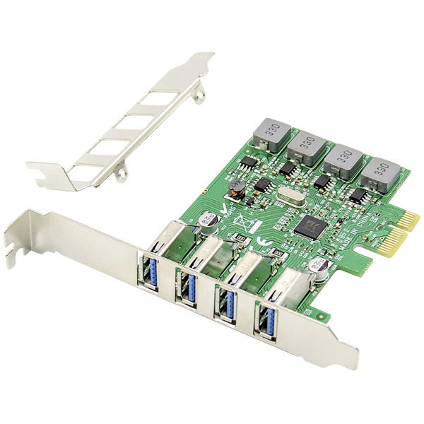 Digitus DS-30226 PCIe card adds 4 USB ports: USB 1.1, 2.0, 3.0 for...