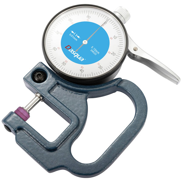 Dasqua 5841-8105 Dial thickness gauge 10mm graduation metric measu...