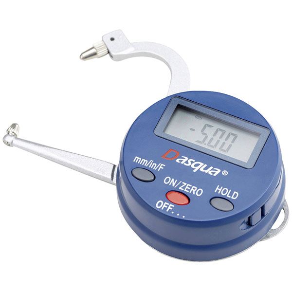 Dasqua 2140-8105 Digital thickness gauge LCD 25 mm Dial Gauges Ind...