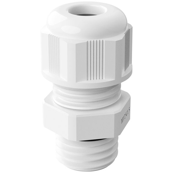 Bopla 12000311 Cable gland M12 x 1.5 Polyamide White 1 pc Cable Screw