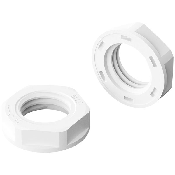 Bopla 52090319 Locknut M25 x 1.5 Polyamide White Cable Connector 1 pc