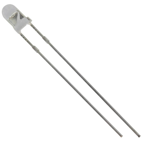 TRU COMPONENTS 1573672 LED Wired Red Circular 3mm 1800mcd 25° 20mA...