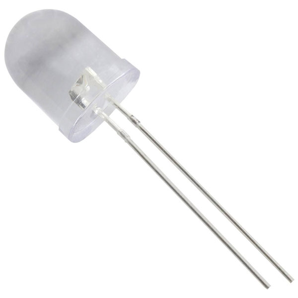 TRU COMPONENTS 1573758 LED wired Red Circular 10 mm 1800 mcd 25° 2...