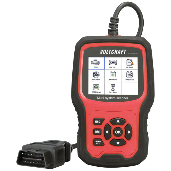 VOLTCRAFT VC-13097390 VC-OBD-9610 OBD II diagnostics tool Car engi...