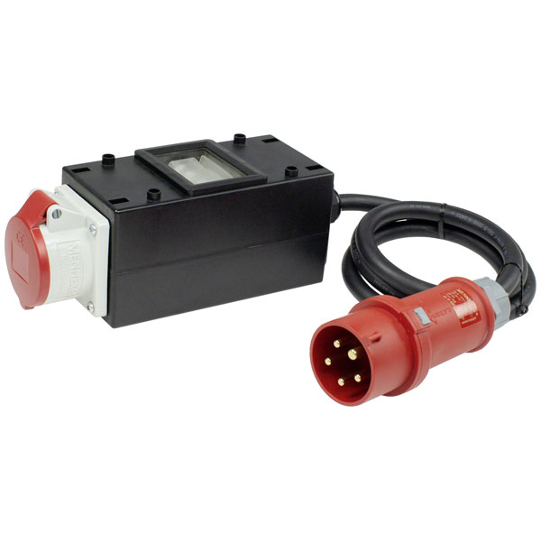 AS Schwabe 60704 MIXO Adapter 400V 32A CEE Power Distributor