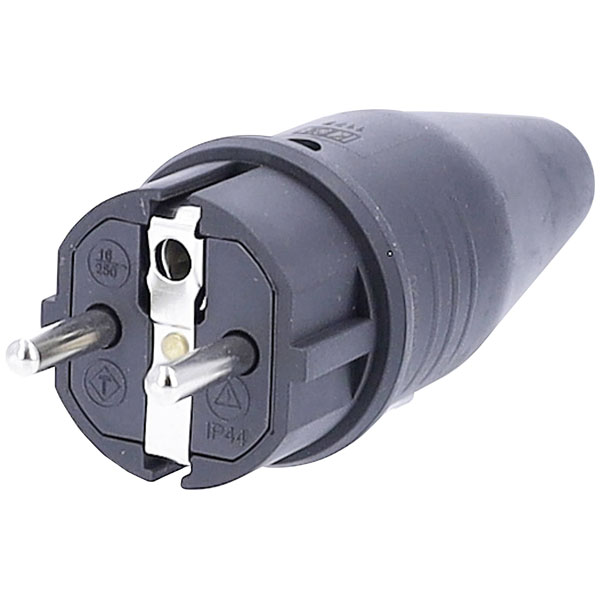 AS Schwabe 62290 Safety plug 230 V Red mains power and cable conne...