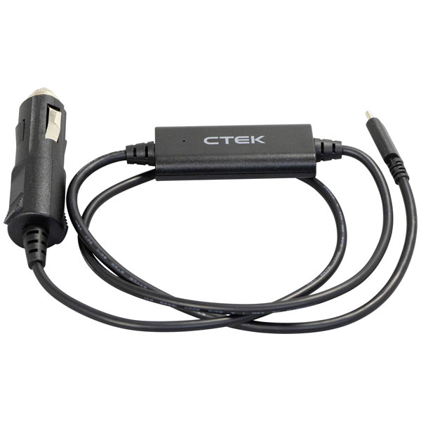 CTEK 40-464 USB-C charging cable Cigarette lighter socket Ø21mm 12...