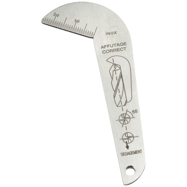 Dasqua 8511-0010 Drill positioning gauge 118° precision drilling tool