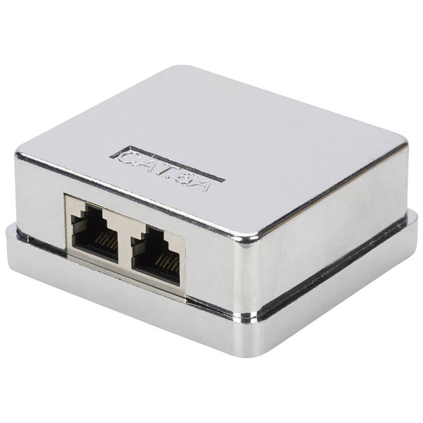 Digitus DN-93713 Network outlet Surface-mount CAT 6A 2 ports