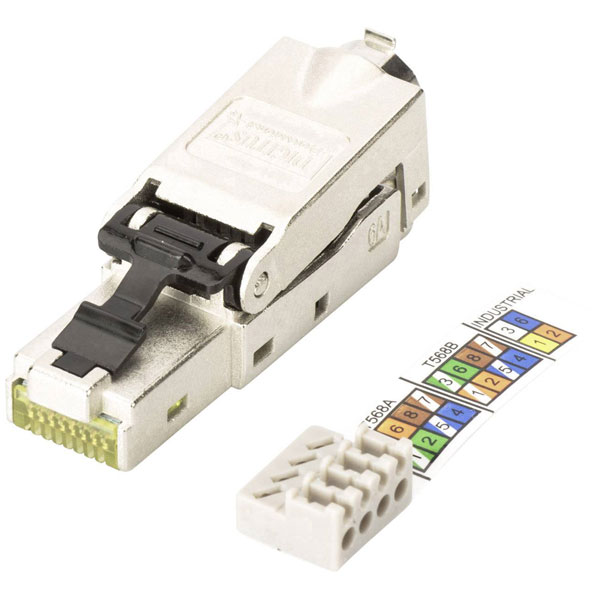 Digitus DN-93631 Networks Connector Steel Silver RJ45 1x LSA Quick...