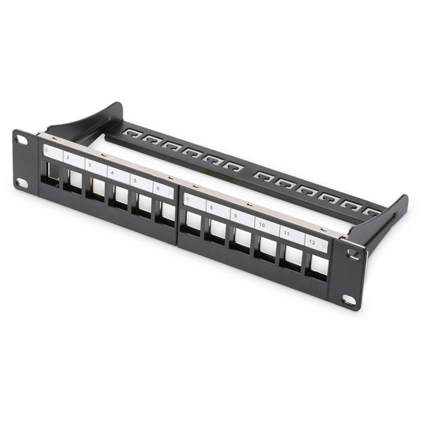 Digitus DN-91420 Patchbox bracket Black RAL 9005 10 inch IT cabine...
