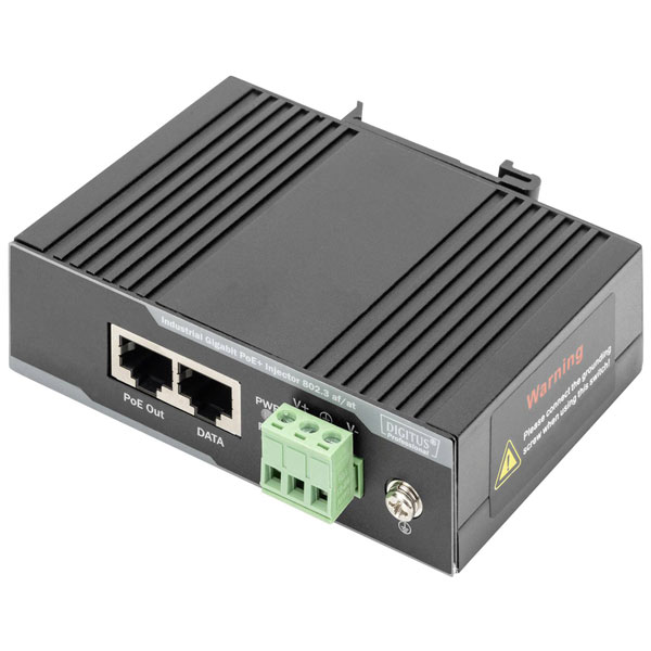 Digitus DN-651141 PoE injector 1/0/00 Mbit/s supports IEEE 802.3af...