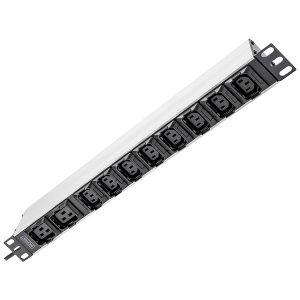 Digitus DN-95427 Server rack cabinet power strip 1U IEC C13 Alumin...