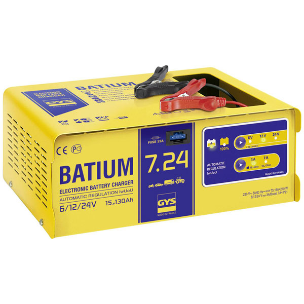 GYS 24502 BATIUM Automatic charger 6V/12V/24V 11A for Car & HGV ba...