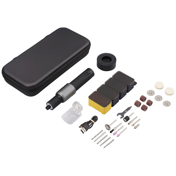 HOTO QWLDM001 Cordless grinder Li-ion 2000 mAh screwdriver drill