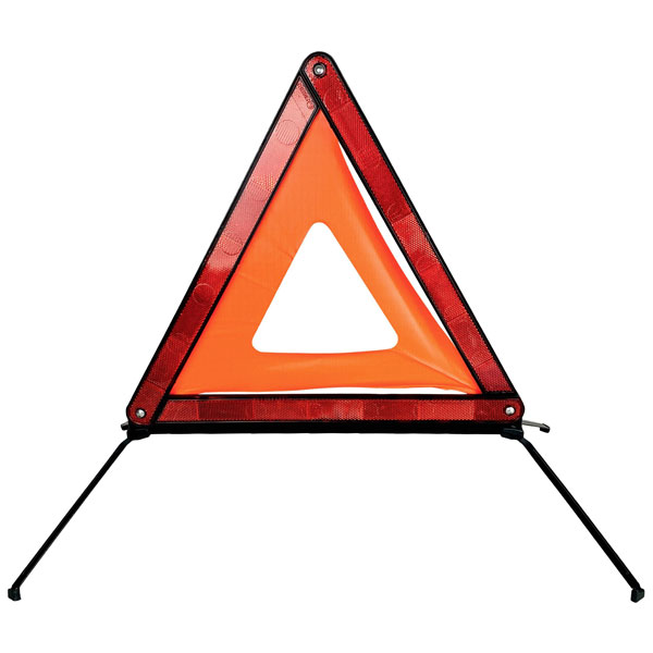 HP Autozubehör 10132 Warning triangle 46x57x35cm for cars vans SUV...