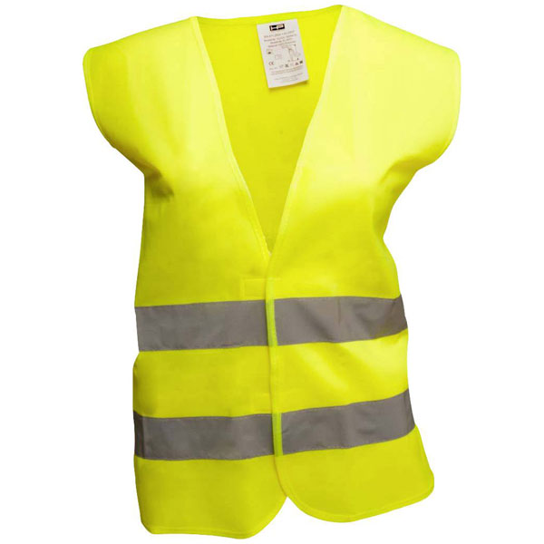 HP Autozubehör 10472 Safety Vest Neon Yellow XL Hi-vis waistcoat f...