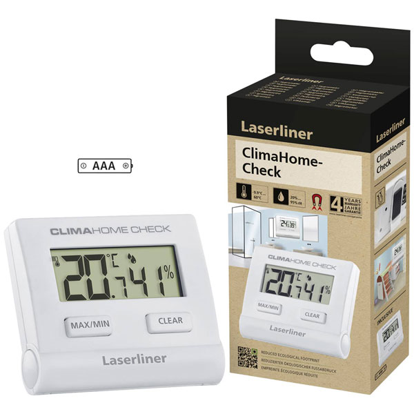 Laserliner 082.034E ClimaPilot data logger RH temp monitoring comp...