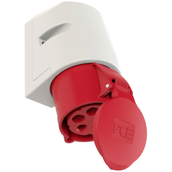 PC Electric 125-6 CEE wall socket 32A 5-pin 230-346V single unit