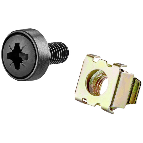 Renkforce RF-3429166 Server rack cabinet fixings Black 19 inch IT ...