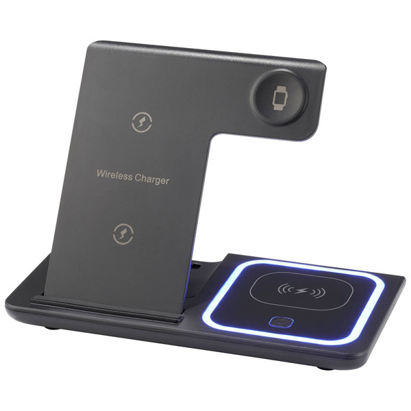 Renkforce RF-6662044 Wireless charger Magnetic connector Black Ind...