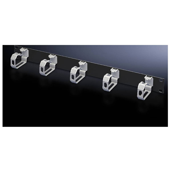 Rittal 7159017 Cable management panel 1 U Jet black RAL 9005 19 inch