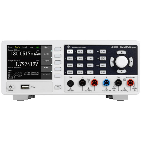 Rohde & Schwarz 3658.6470.02 R&S®UDS500 Bench multimeter Graphics ...