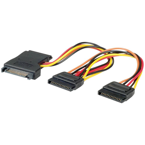 Roline 11.03.1041 Roline Hard drives Cable 2x SATA power socket 0.30 m