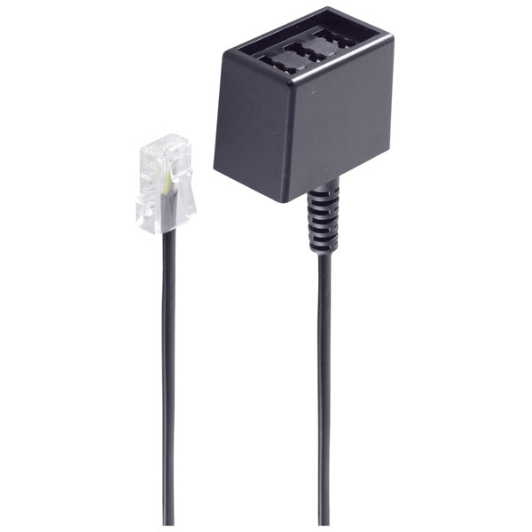 Shiverpeaks BS71280-8 ISDN Adapter Black RJ45 8p4c to TAE-NFN 0.15m