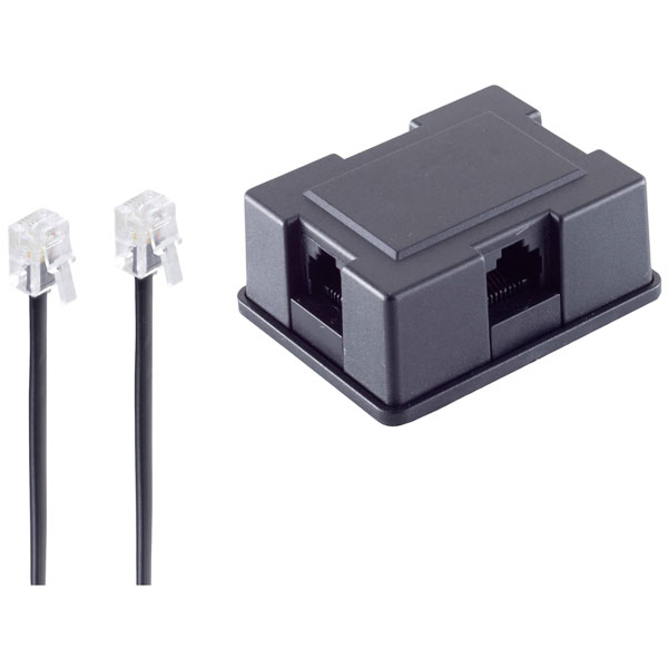Shiverpeaks BS71400-6SET ISDN Adapter 1x RJ45 8p4c to 6x RJ45 8p4c...