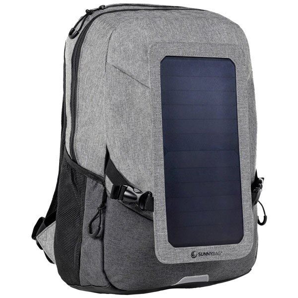 SunnyBag 135GG_01 Explorer+ Solar backpack Grey Black 290x370x140m...