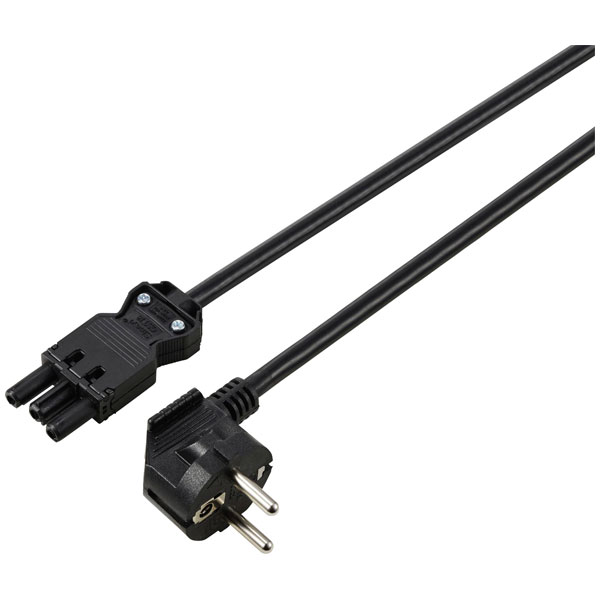 Sygonix SY-6676362 cable extension black 3 m push-fit electrical w...