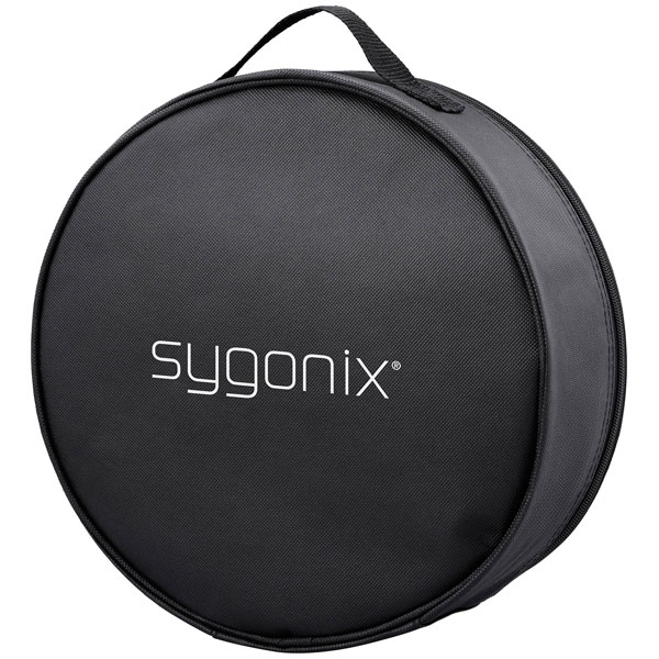 Sygonix SY-6797958 Cable bag Black Suitable for cable extensions
