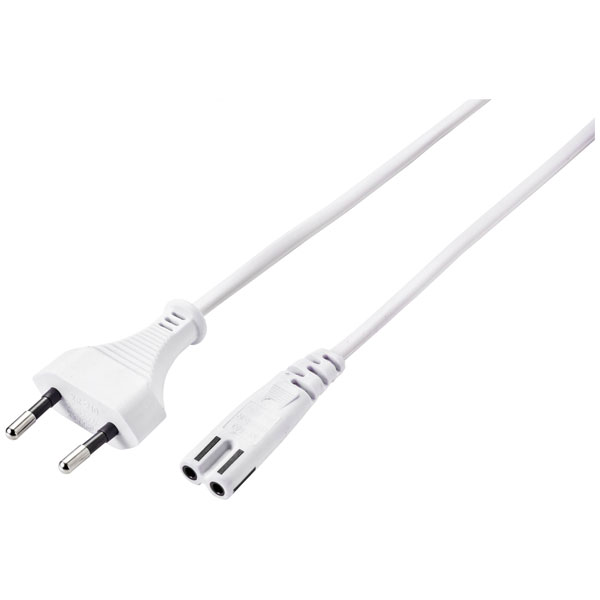 Sygonix SY-5044218 Mains cable White 5m IEC