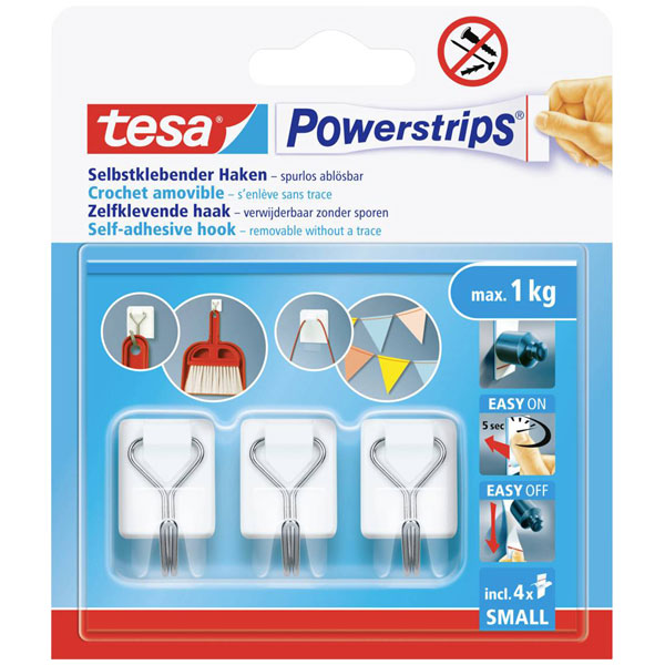 tesa 59029-00000-00 Powerstrips XL adhesive hook White 1 piece