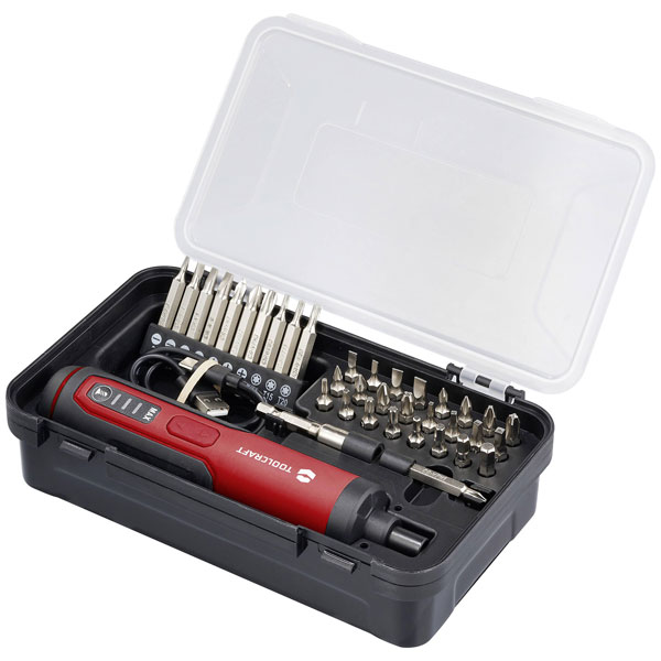 TOOLCRAFT TO-9616470 Cordless screwdriver 3.6V 1500mAh Li-ion incl...