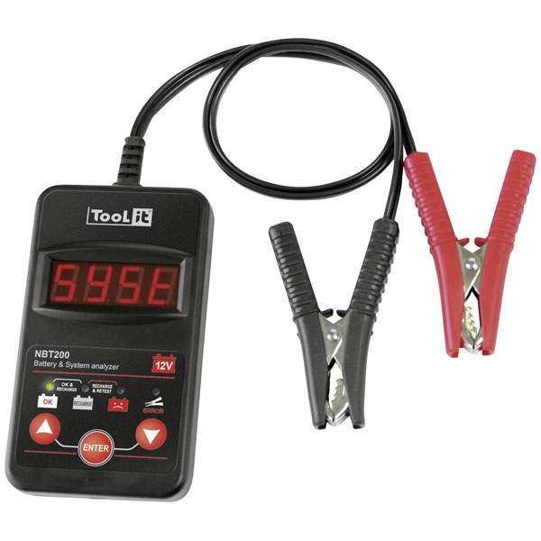 Toolit 24168 Toolit NBT200 Car battery tester Battery monitor 50 cm