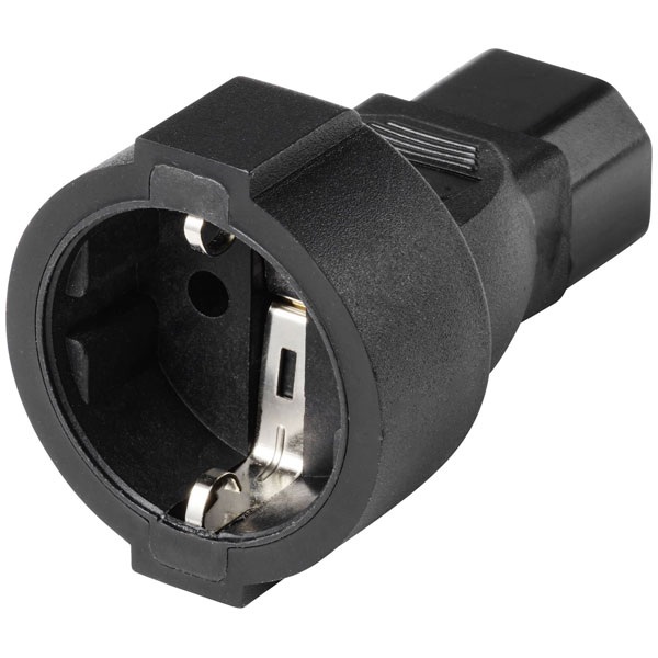 TRU COMPONENTS TC-13476088 IEC adapter CEE connector IEC C14 2+PE ...