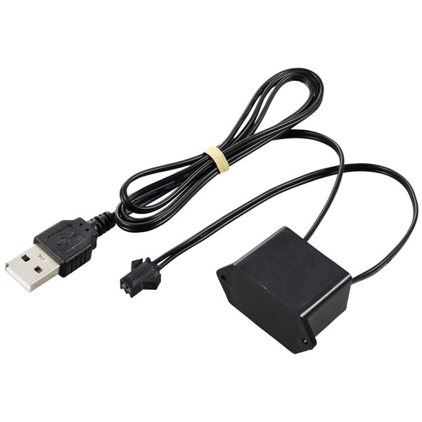 TRU COMPONENTS TC-9504552 EL inverter 5V DC Black 40x18x23mm Displ...