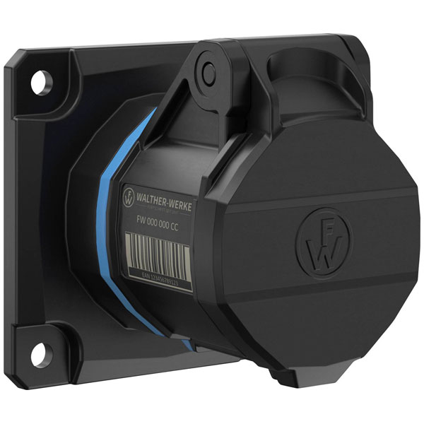 Walther Werke FW410306SK CEE add-on socket 3-pin 230V 1 pc blue
