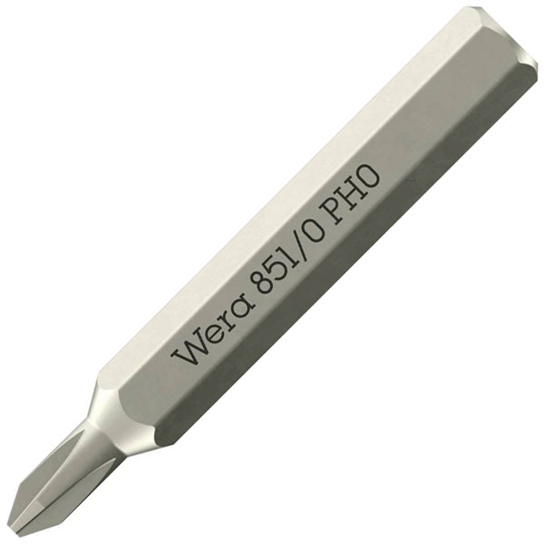 Wera 05058121001 Micro Philips bit PH 0 precision tool for small s...