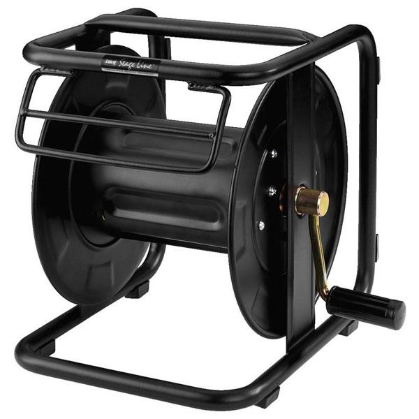 IMG StageLine MCR-2 Monacor MCR-6 Cable reel Black Durable Cable Reels